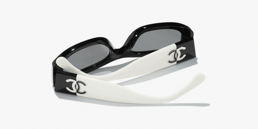 CC 矩形醋酸纖維太陽眼鏡