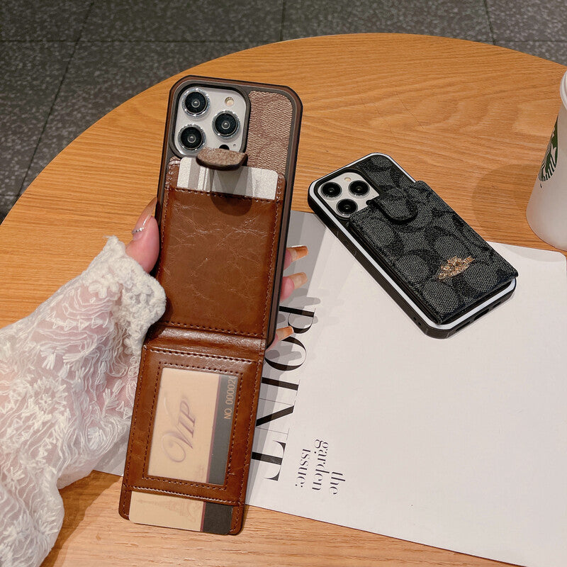 Klassisk iPhone-etui med pung -LBK241416
