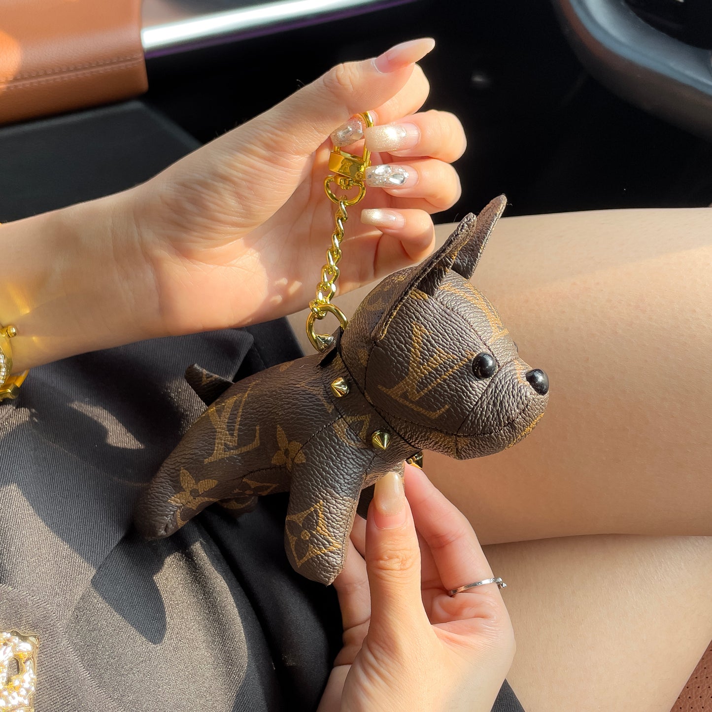 Luksus hvalpe nøglering