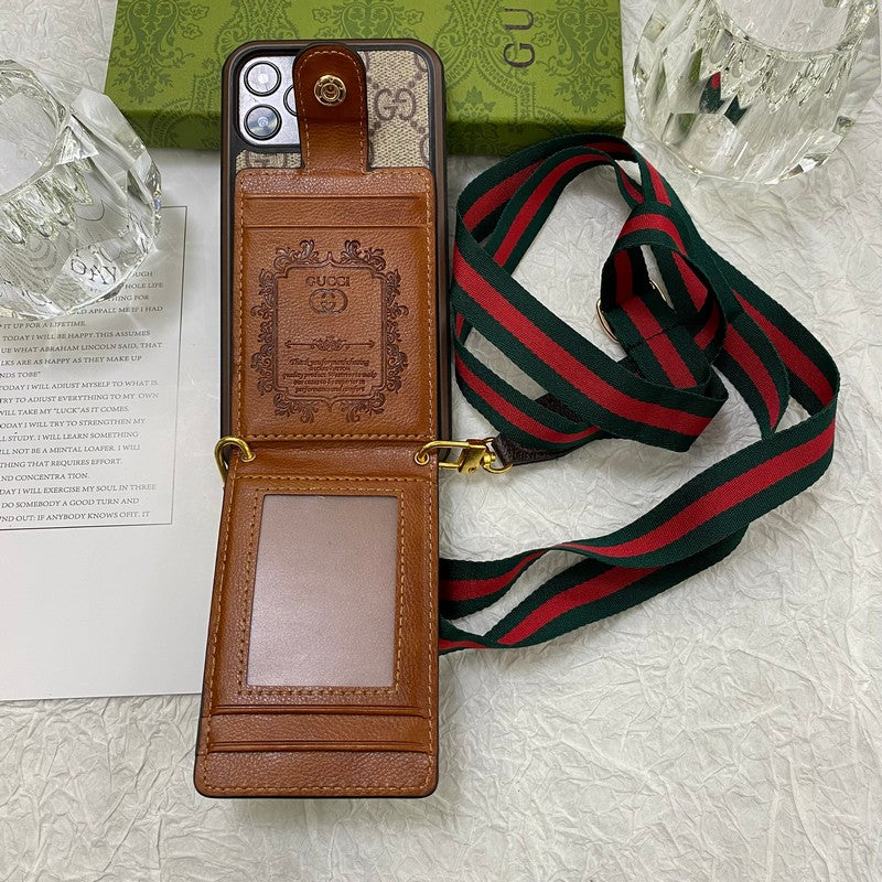 Luksus Card Bag Chain iPhone etui