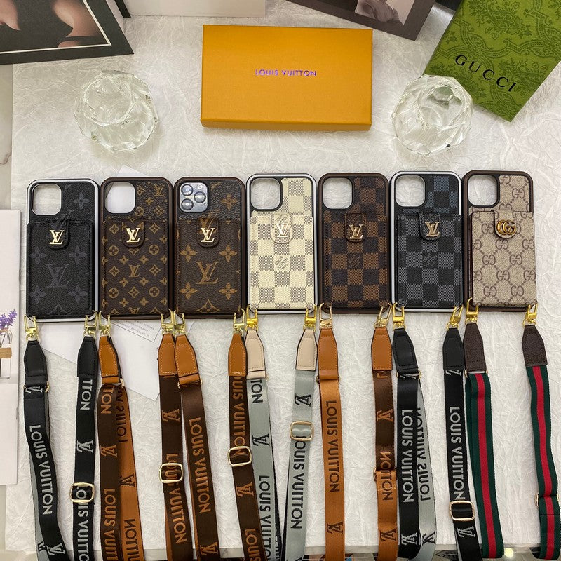 Luksus Card Bag Chain iPhone etui