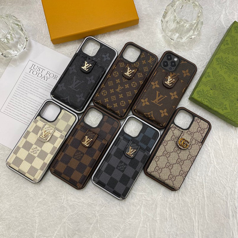 Luxuriöse iPhone-Hülle mit Kartenetui