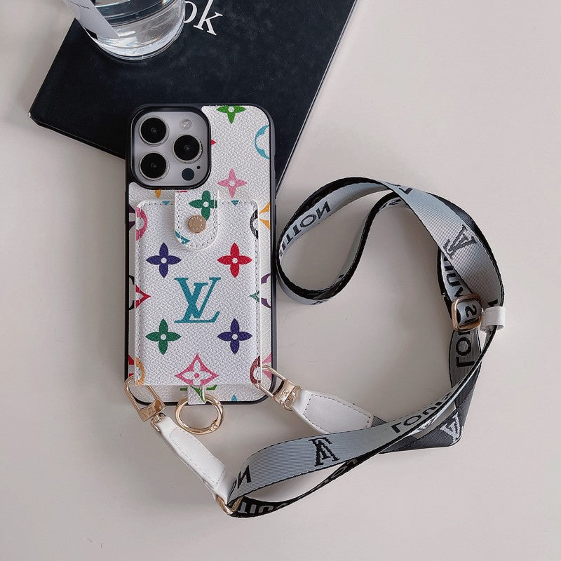 Luxusní taška na karty Classic Řetězové pouzdro na iPhone