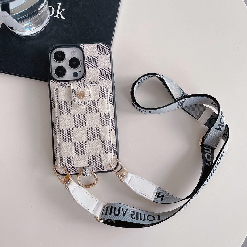 Luksus korttaske Klassisk kæde iPhone etui