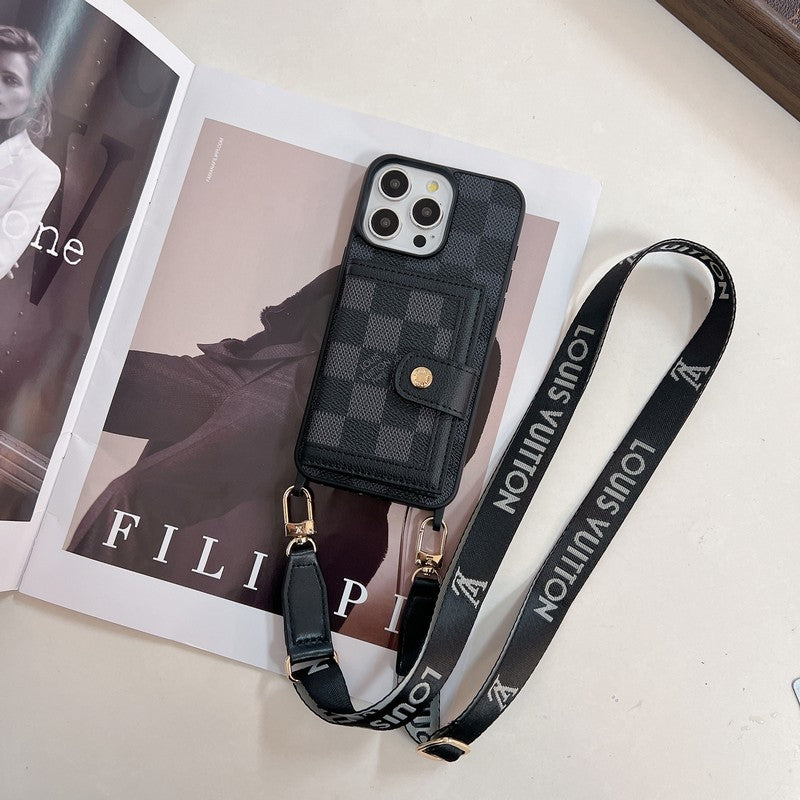 Luksus Card Bag Crossboday iPhone etui