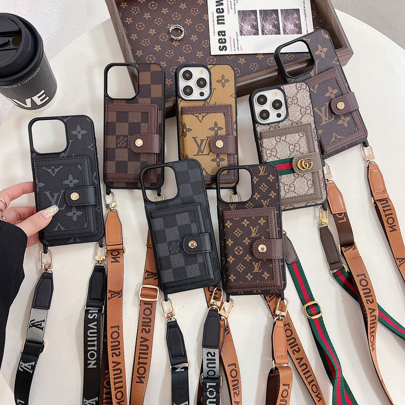 Luksus Card Bag Crossboday iPhone etui