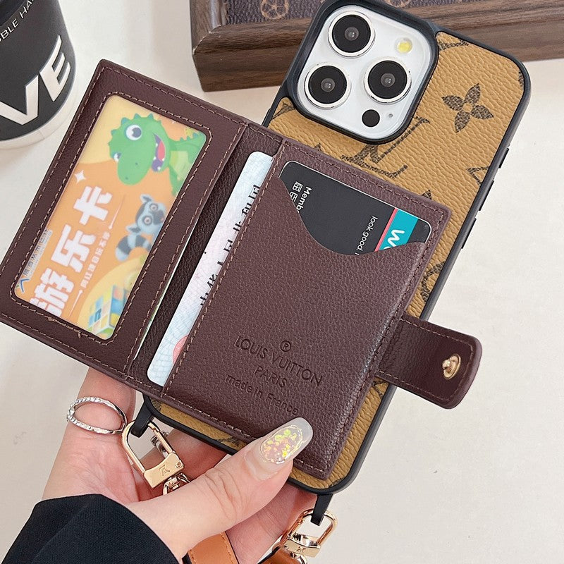 Luksus Card Bag Crossboday iPhone etui