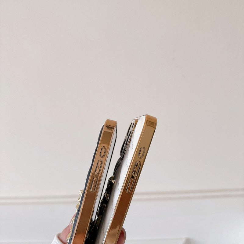 Custodia per iPhone in pelle Saint Color