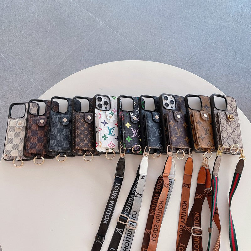 Luksus korttaske Klassisk kæde iPhone etui