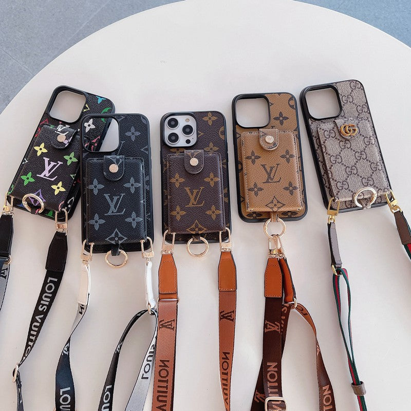 Luksus korttaske Klassisk kæde iPhone etui