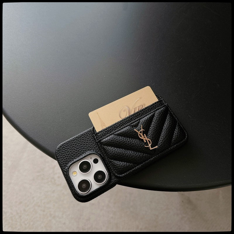 Saint Card Bag Leder-iPhone-Hülle