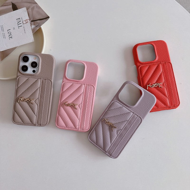Saint Card Bag Leder-iPhone-Hülle