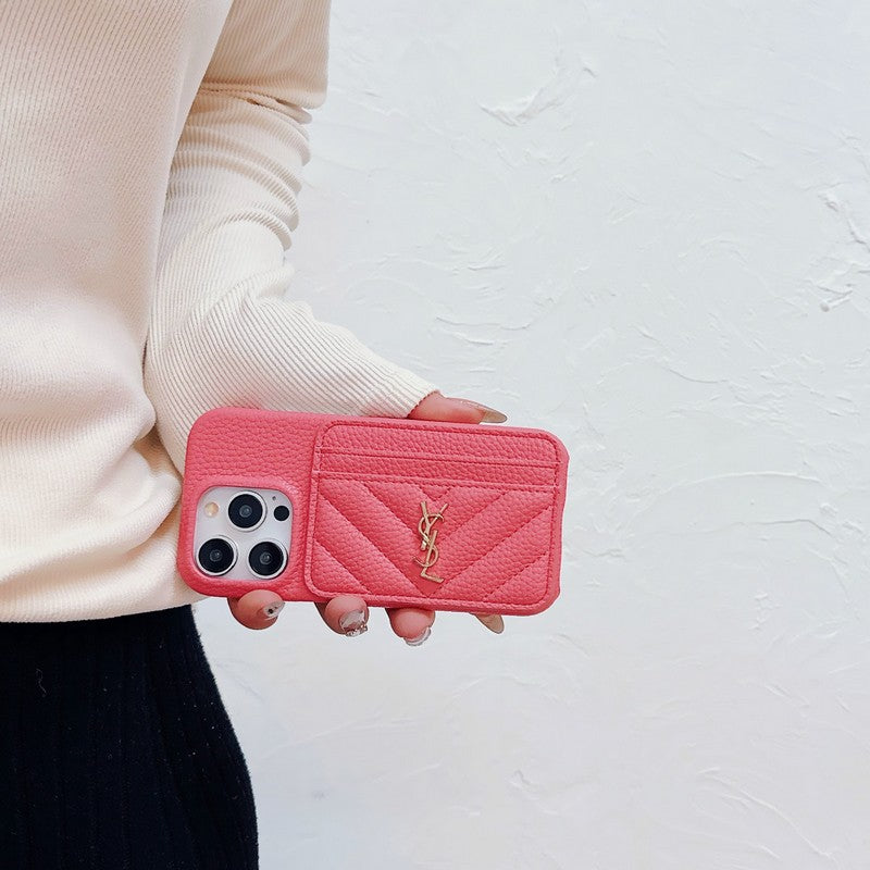 Saint Card Bag Leder-iPhone-Hülle