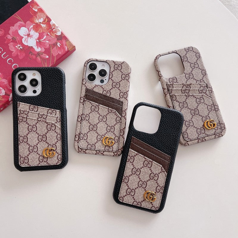 Premium-Kartentasche, klassische iPhone-Hülle