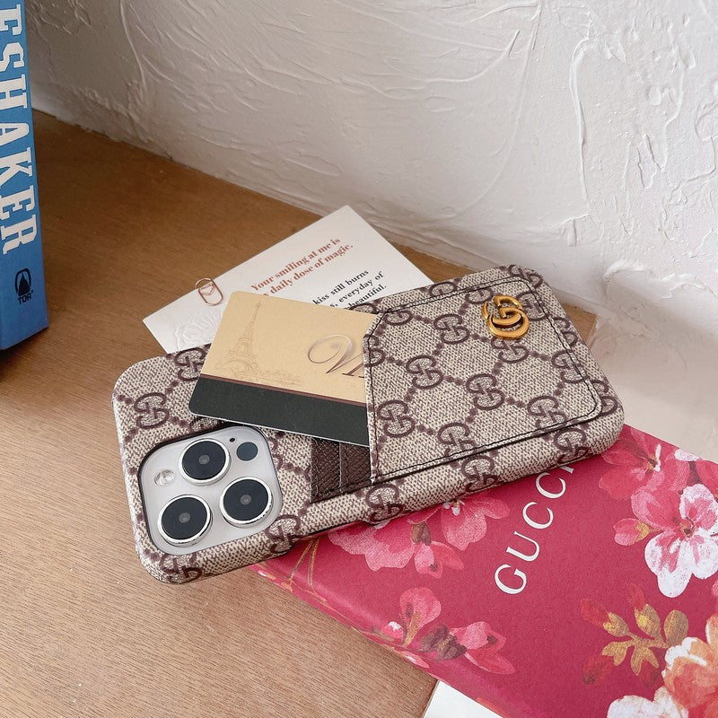 Premium-Kartentasche, klassische iPhone-Hülle
