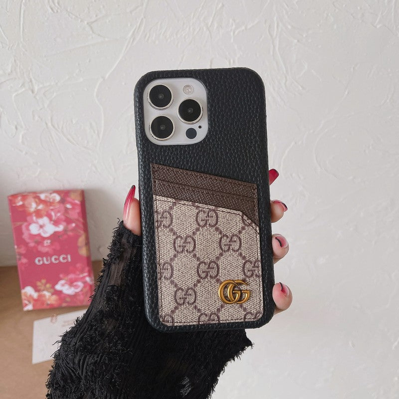 Premium-Kartentasche, klassische iPhone-Hülle