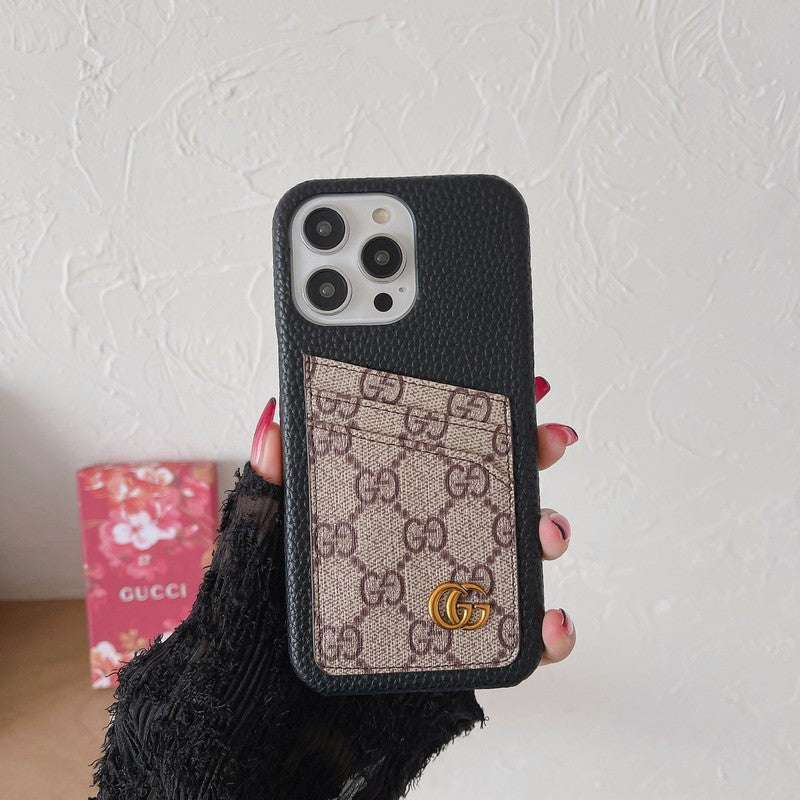 Premium-Kartentasche, klassische iPhone-Hülle