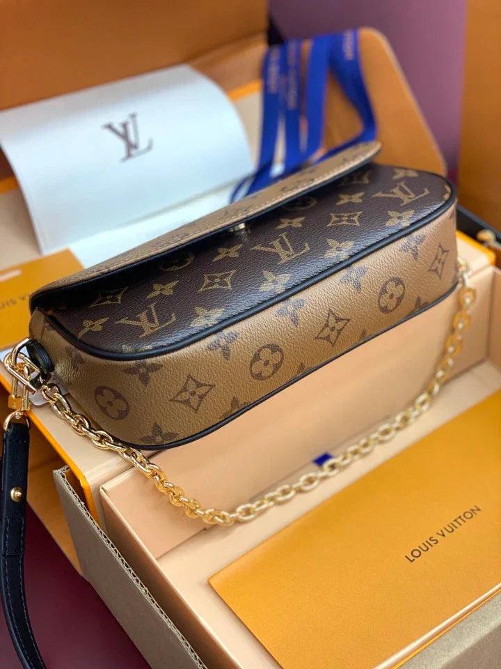 Sac à bandoulière monogramme classique de luxe