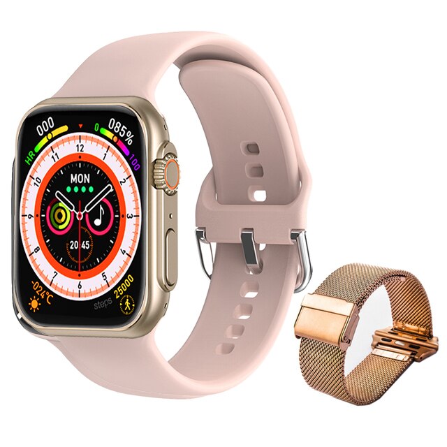 NAUJAS Ultra Watch Men Smart Watch Series 8 NFC Door Access išmanusis laikrodis, skirtas Android Apple telefonų laikrodžių apyrankėms