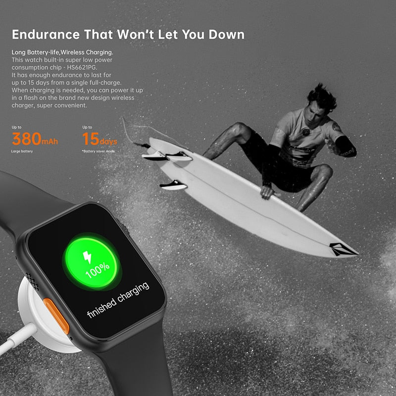 NAUJAS Ultra Watch Men Smart Watch Series 8 NFC Door Access išmanusis laikrodis, skirtas Android Apple telefonų laikrodžių apyrankėms