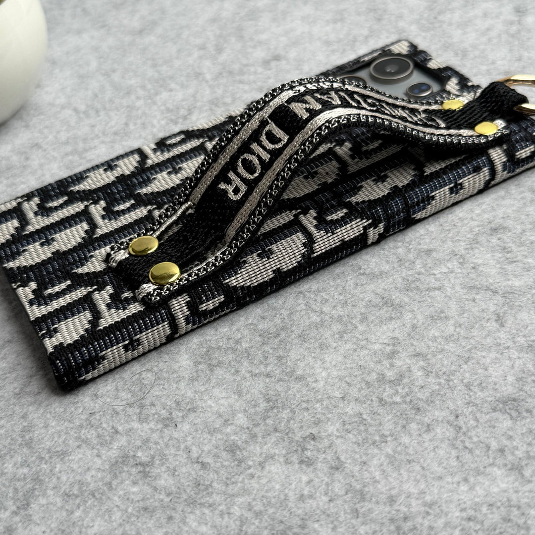 Luxusmarke C Dior Gürtelmuster Hülle für Samsung Galaxy