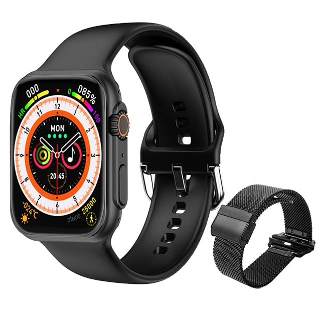 NAUJAS Ultra Watch Men Smart Watch Series 8 NFC Door Access išmanusis laikrodis, skirtas Android Apple telefonų laikrodžių apyrankėms