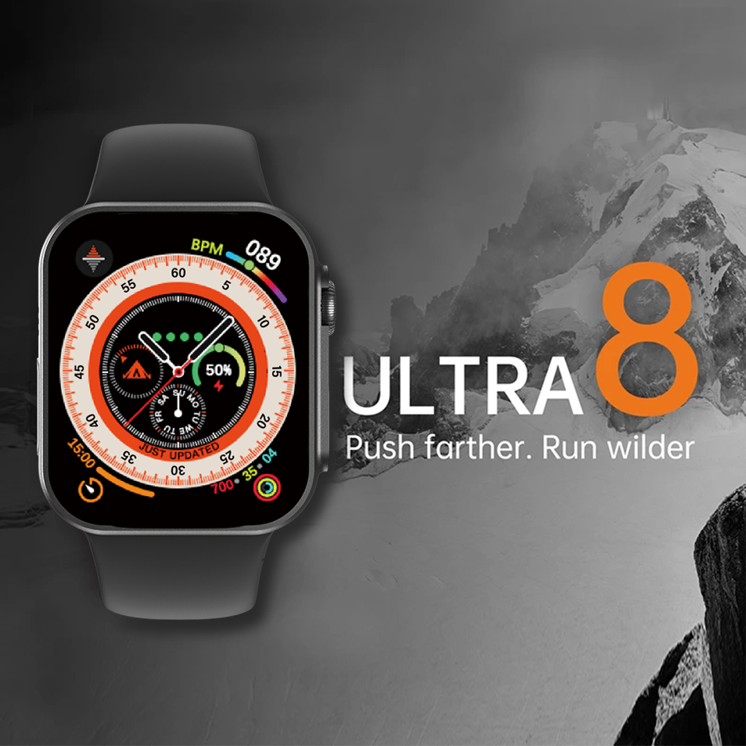 NAUJAS Ultra Watch Men Smart Watch Series 8 NFC Door Access išmanusis laikrodis, skirtas Android Apple telefonų laikrodžių apyrankėms