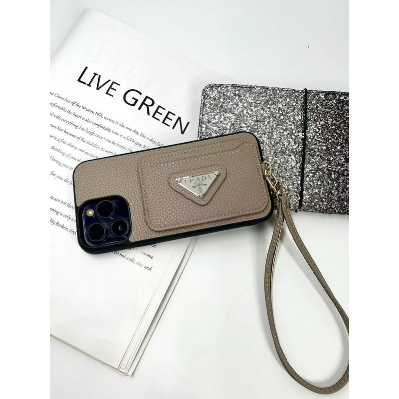 Luksus Fire farver Card Bag iPhone etui