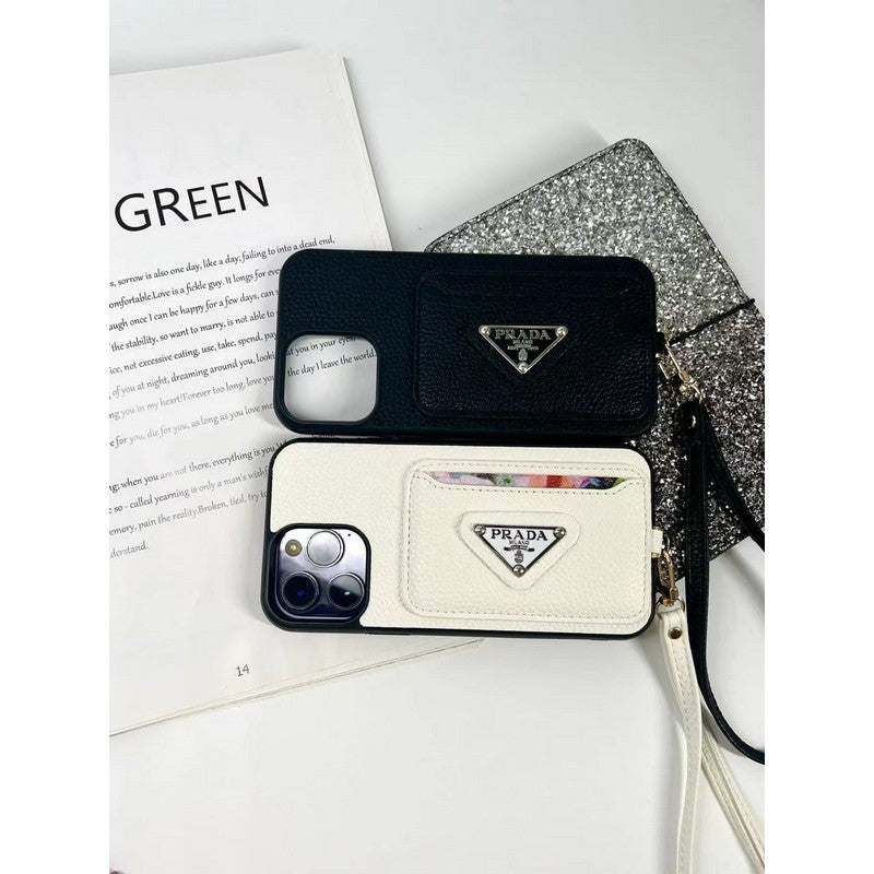Luksus Fire farver Card Bag iPhone etui