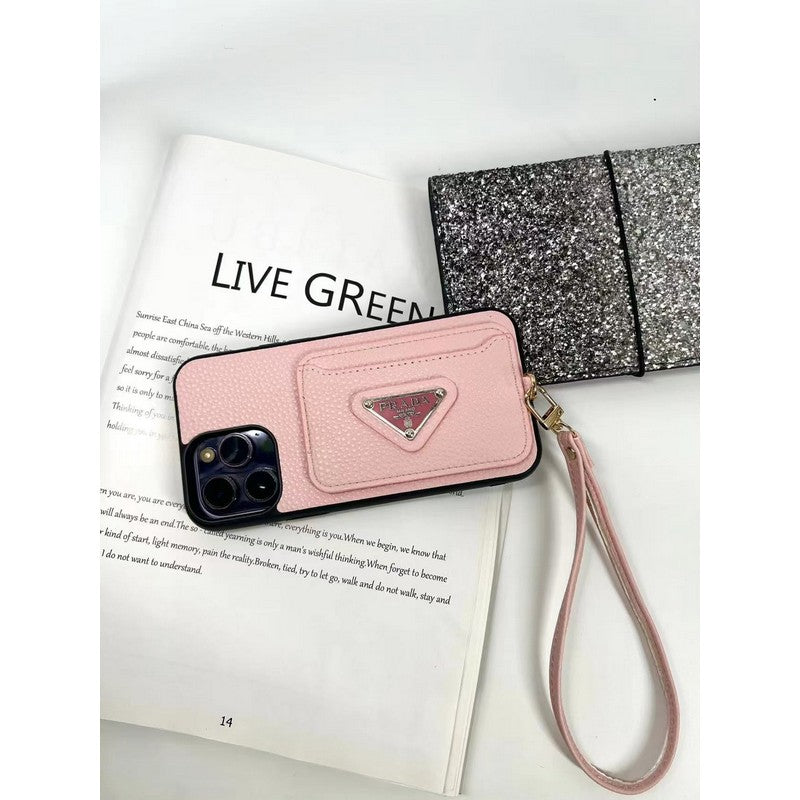 Luksus Fire farver Card Bag iPhone etui