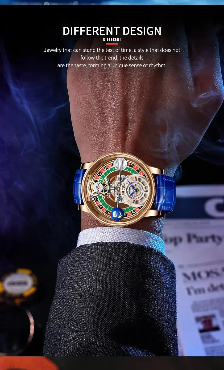 Luxusní hodinky Celestial Roulette