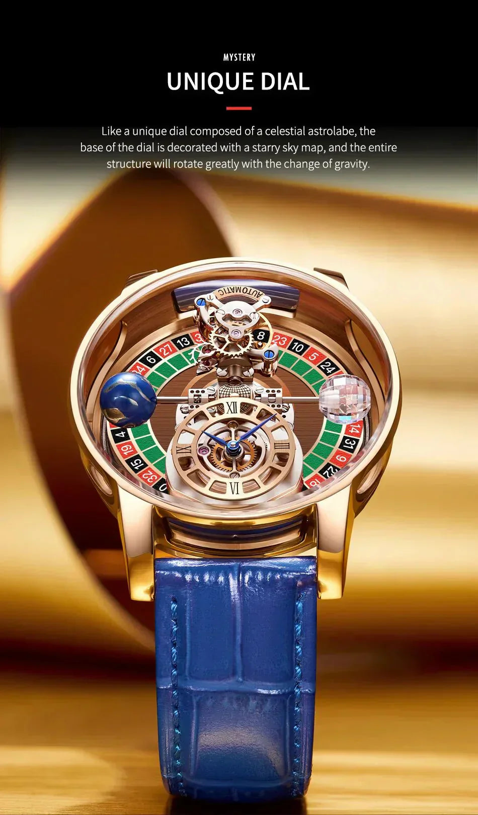 Luxusní hodinky Celestial Roulette