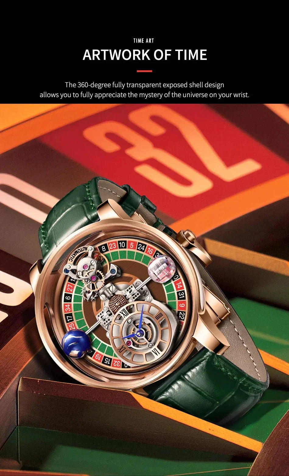 Luxusní hodinky Celestial Roulette