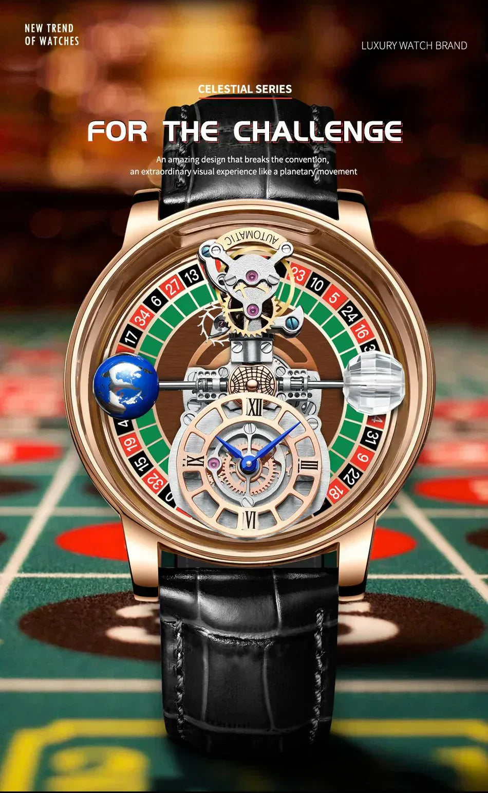 Luxusní hodinky Celestial Roulette
