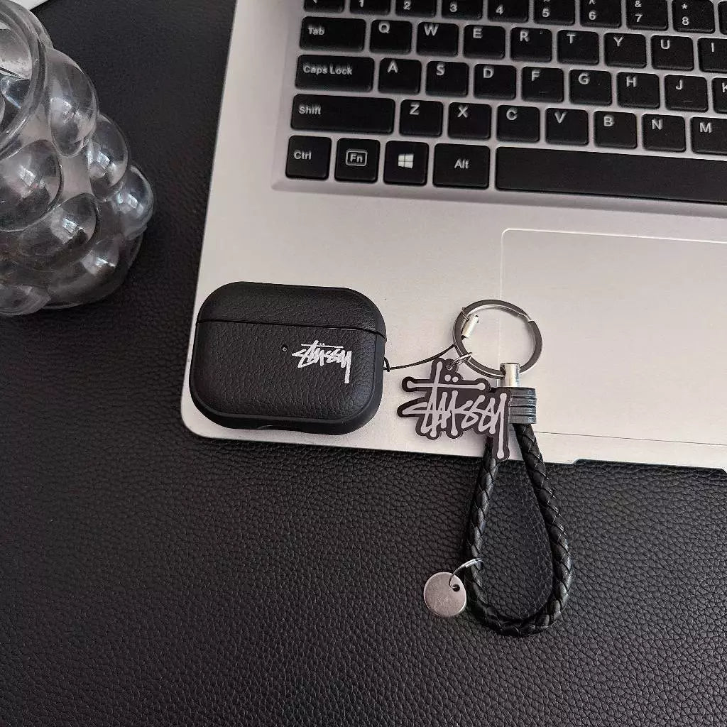 Pouzdro na AirPod s logem Lichee Grain s řemínkem