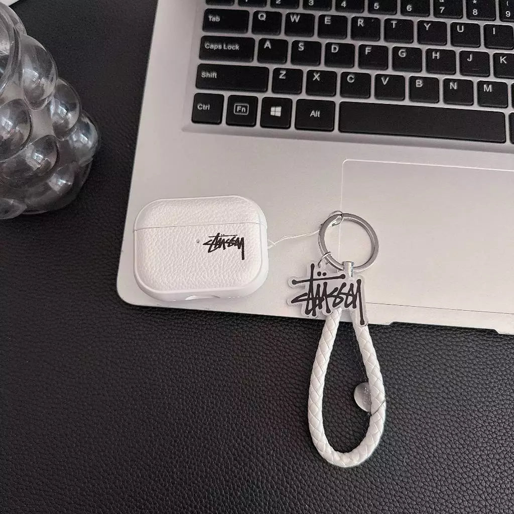 Pouzdro na AirPod s logem Lichee Grain s řemínkem