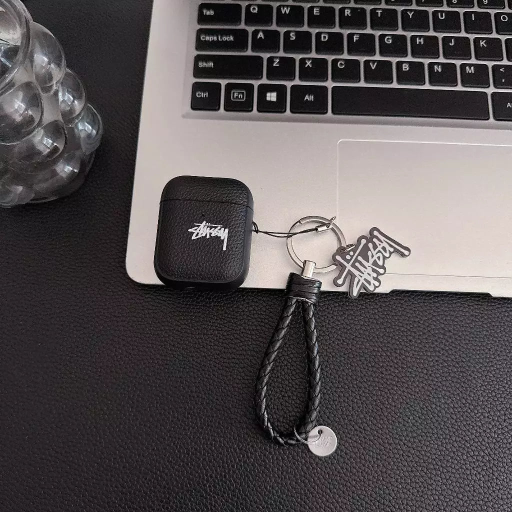 Pouzdro na AirPod s logem Lichee Grain s řemínkem