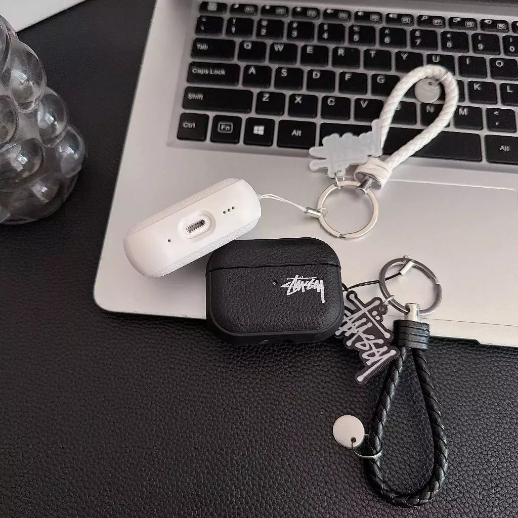 Pouzdro na AirPod s logem Lichee Grain s řemínkem
