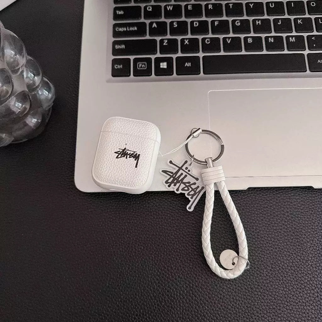 Pouzdro na AirPod s logem Lichee Grain s řemínkem