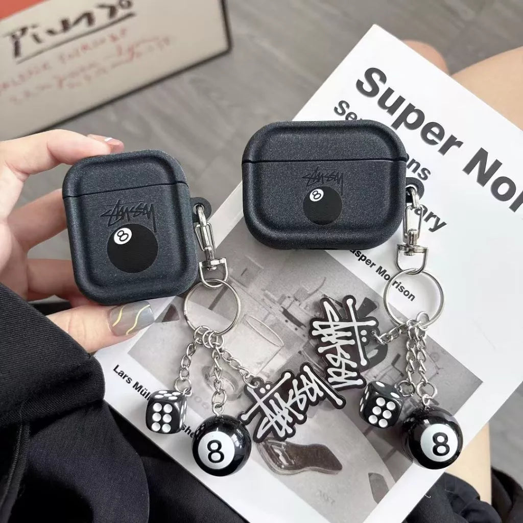 Pouzdro AirPods s 8 kuličkami a klíčenkou
