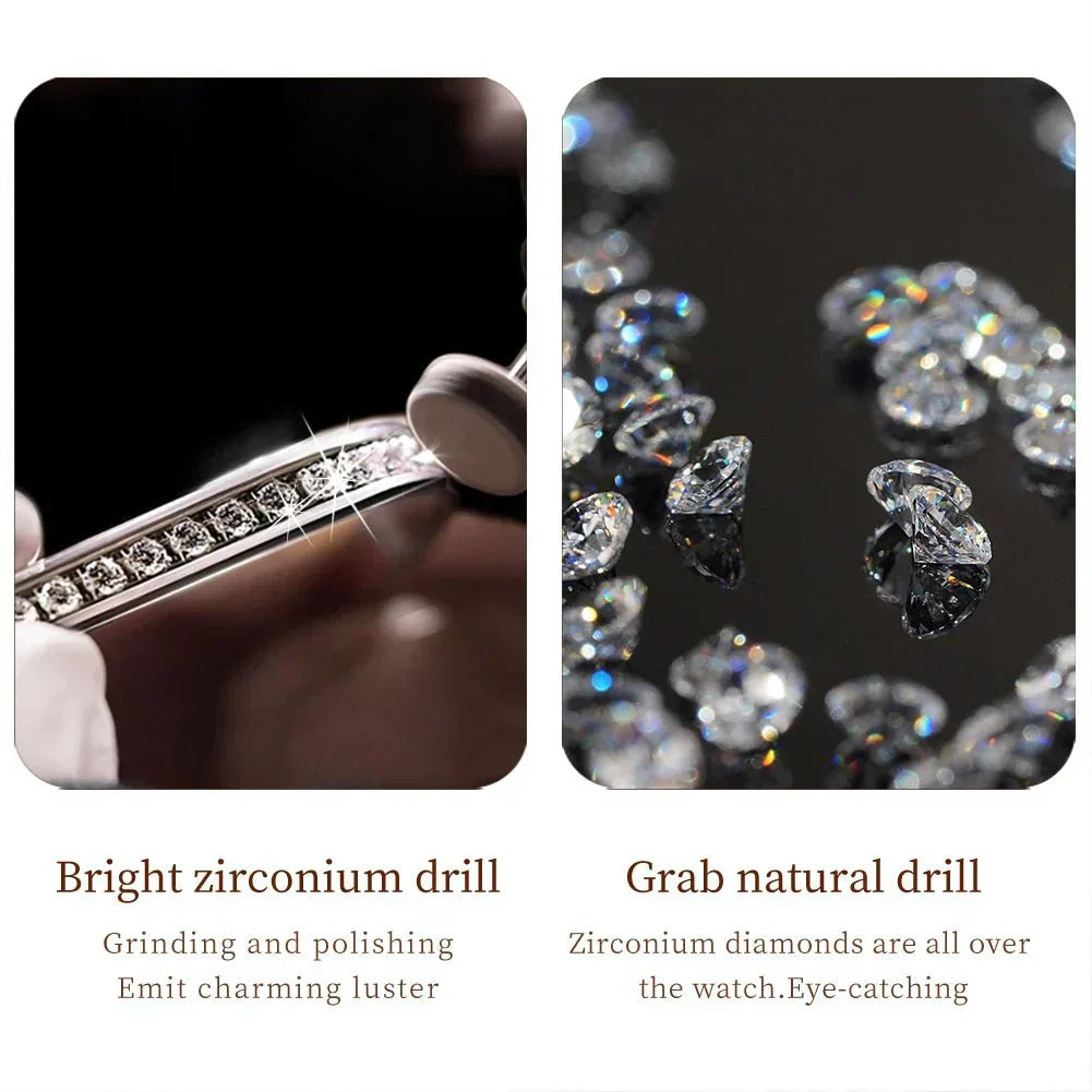 Diamond Éclat - luxusní římské hodinky Quartz