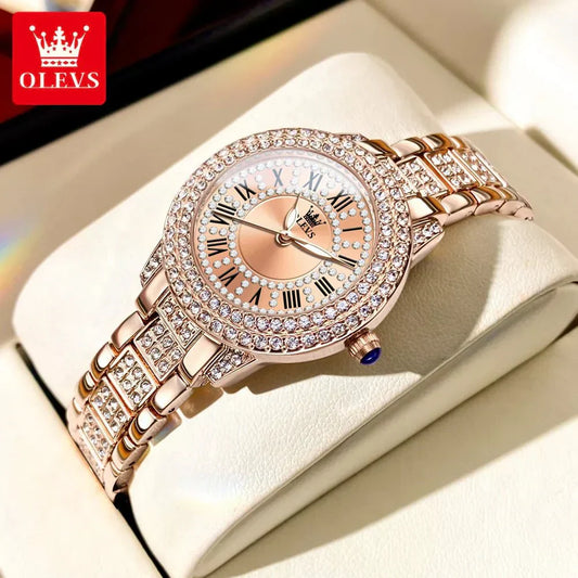 Diamond Éclat - luxusní římské hodinky Quartz