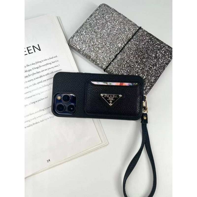 Luksus Fire farver Card Bag iPhone etui
