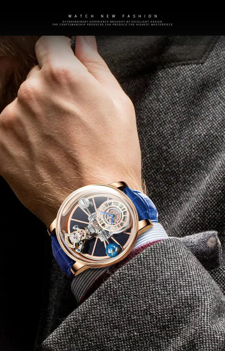 Luxusní hodinky Galactic Pioneer Chronograph Tourbillon