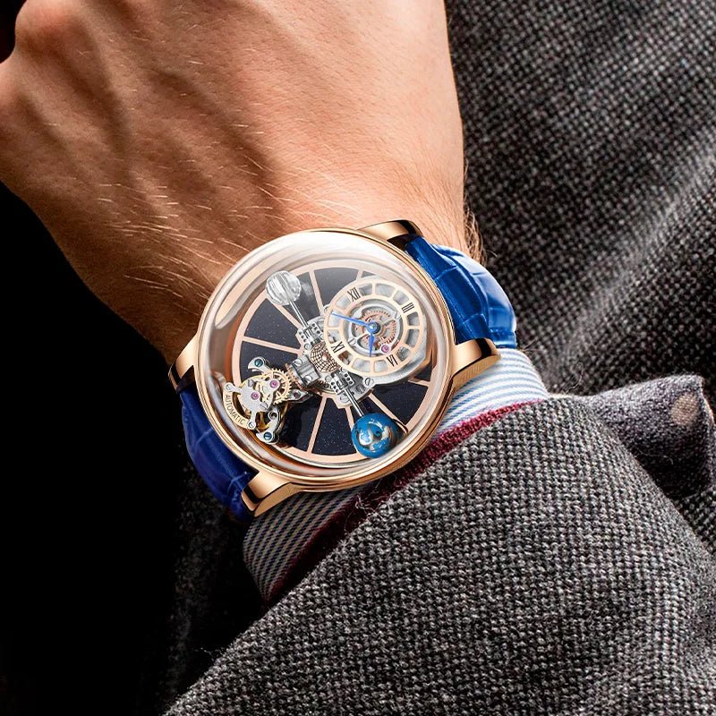Luxusní hodinky Galactic Pioneer Chronograph Tourbillon