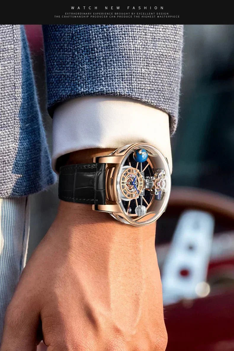 Luxusní hodinky Galactic Pioneer Chronograph Tourbillon
