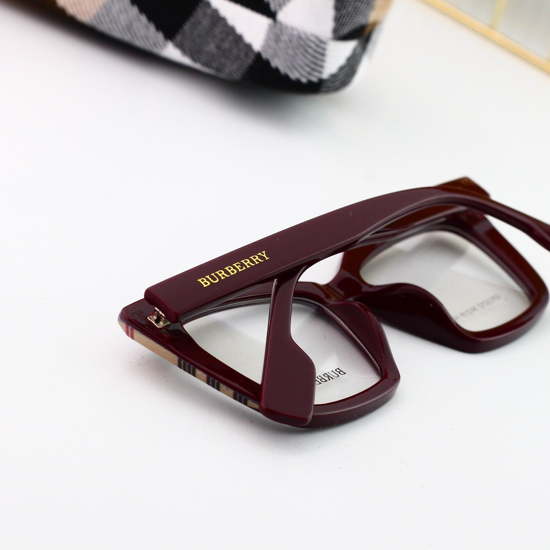 Klassieke vintage geruite bril