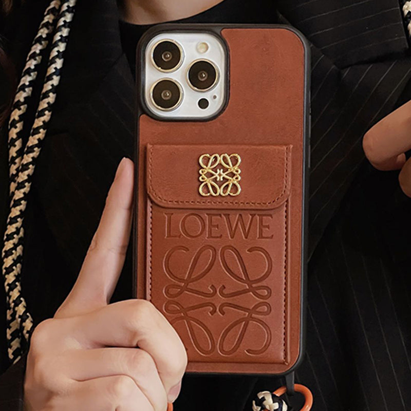 Loe Card Holder kožené pouzdro na iPhone
