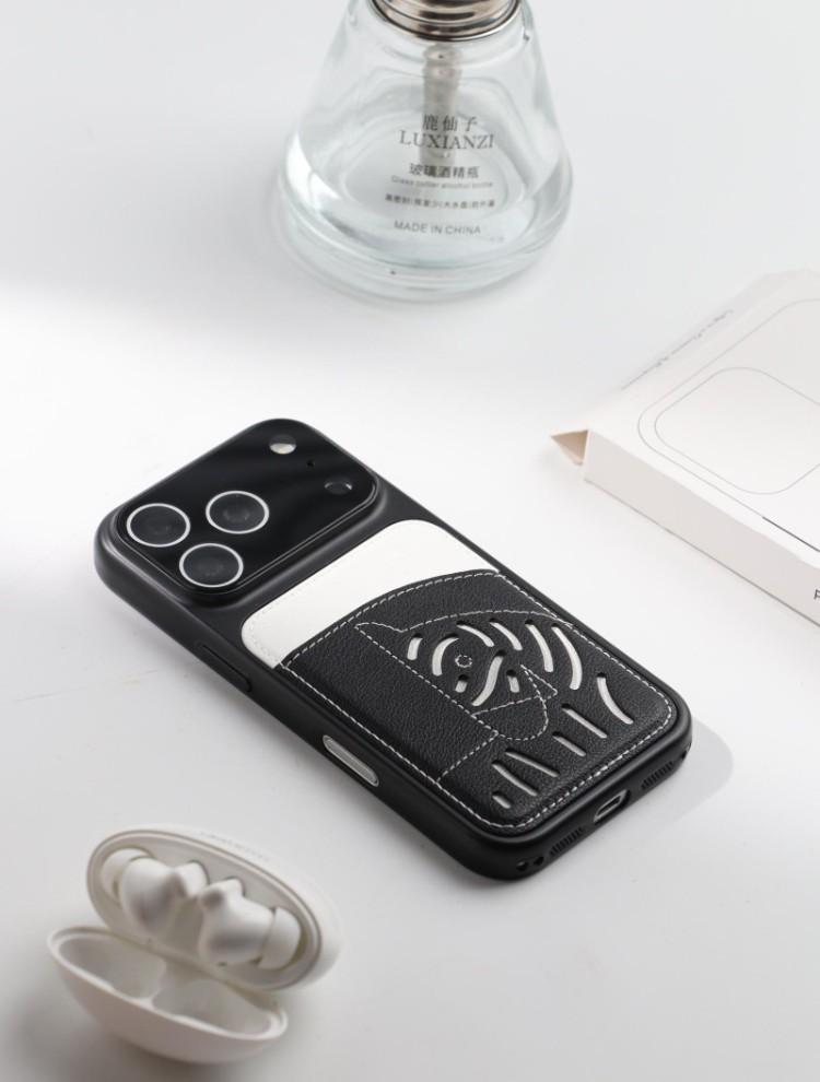 2026 Nový prémiový kožený slot na kartu iPhone pouzdro – limitovaná edice Year of the Horse