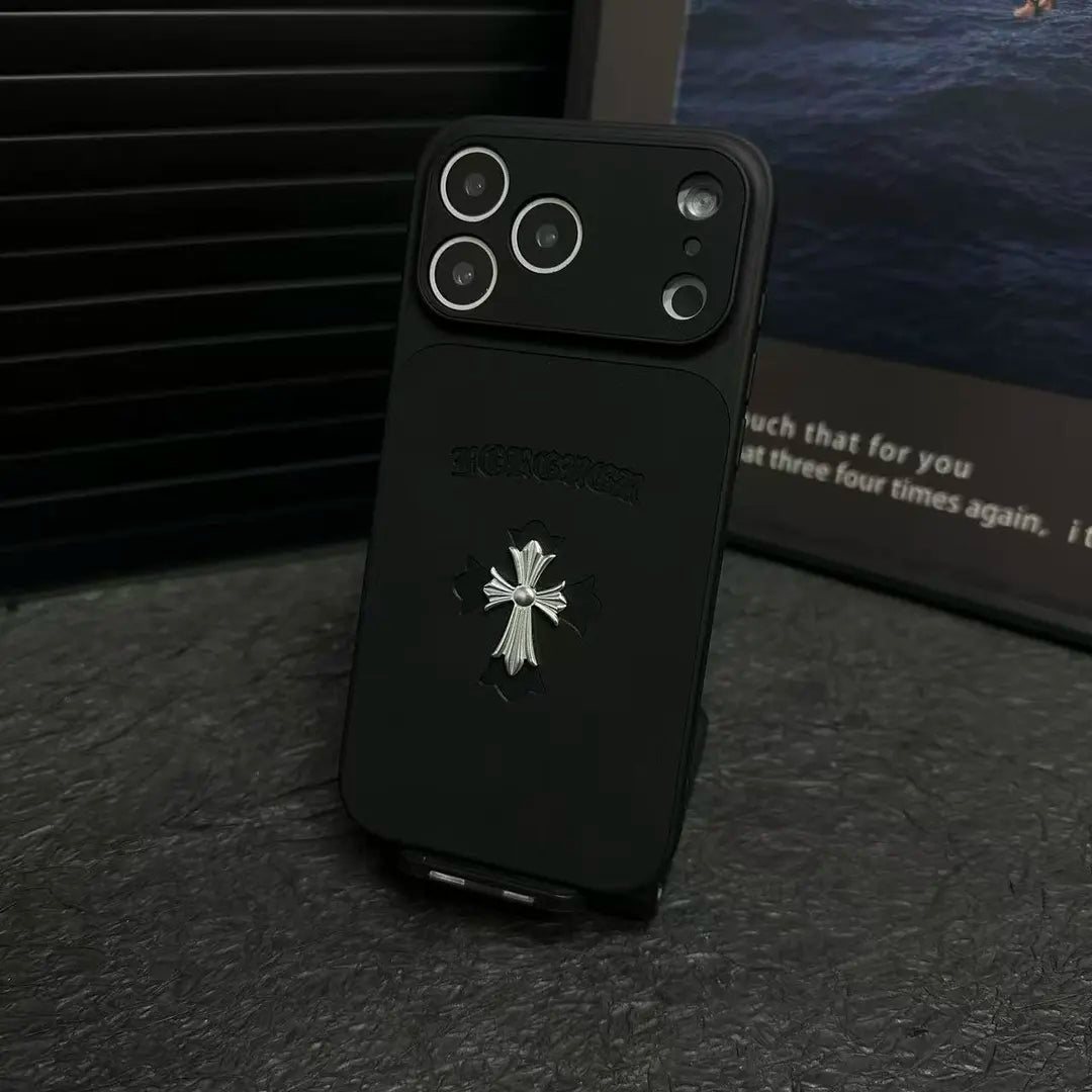 Kožené pouzdro Chrome Hearts Cross na iPhone
